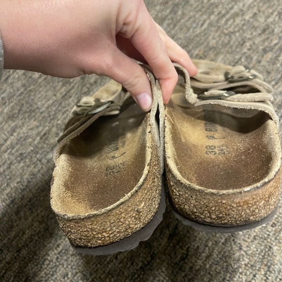 Birkenstock Womens Franca Tobacco Brown Oiled Leather Sandals Size 38 US 7-7.5 - Picture 6 of 9